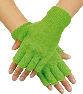 Handsker grøn, fingerløse