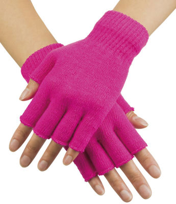 Handsker pink, fingerløse