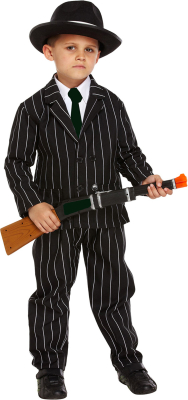 Gangster kostume barn 7-9 år