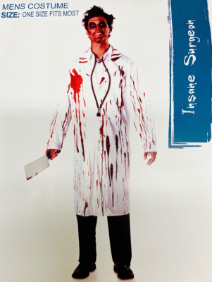 Zombie læge kostume