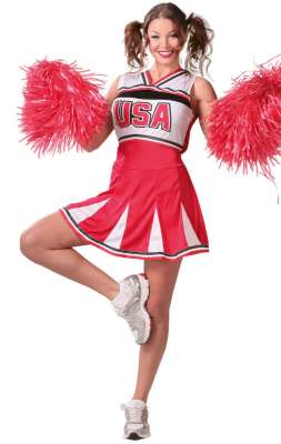Cheerleader kostume str. S/36-38