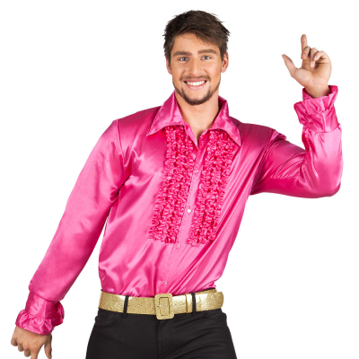 Disco skjorte pink, S