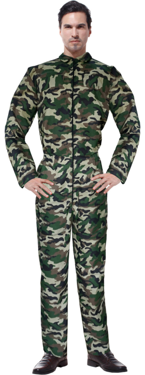 Army camouflage heldragt, Tilbud kr. 149,- hos Kostume-Pusheren.dk