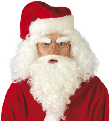 Julemandsskæg og paryk