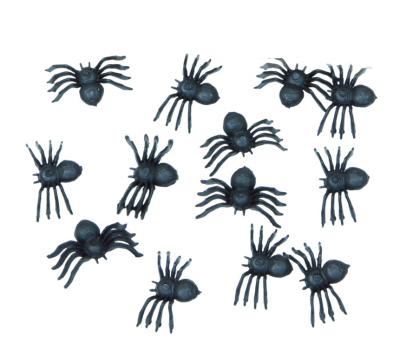 Edderkopper 1,5 cm 70-pak