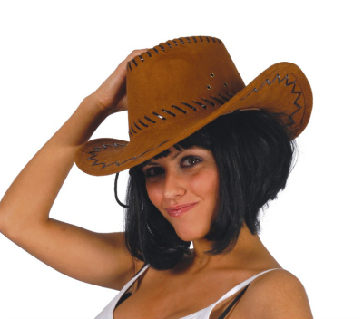 Cowboyhat brun