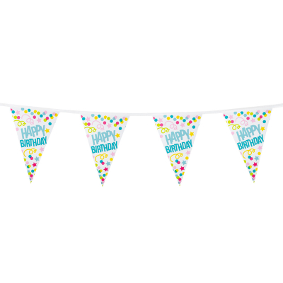 Happy Birthday guirlande 6m