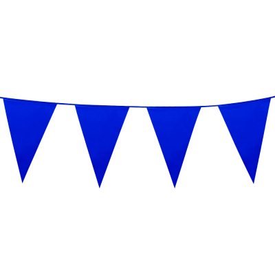 Flagguirlande blå 10 m