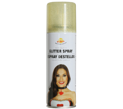 Hårfarve glitter guld