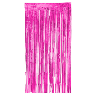 Folie-gardin til dør, pink