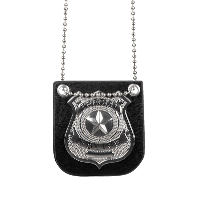Police badge skilt halskæde