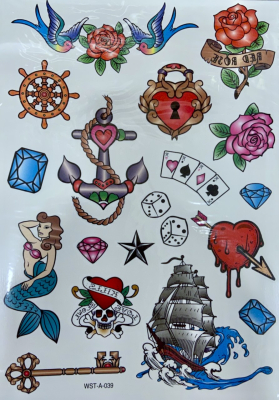 Retro tatoveringer sailor