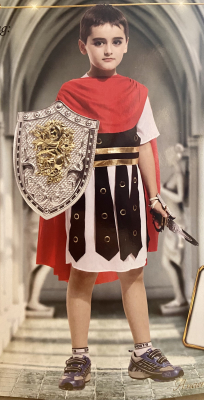 Gladiator kostume 130-140cm