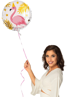 Folieballon Flamingo 45 cm