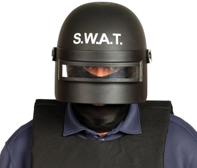 SWAT hjelm med visir