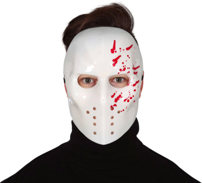 Blodig hockey/gyser maske