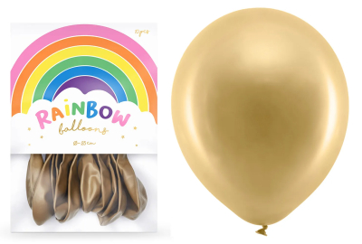 balloner i guldfarve pakke med 10 stk