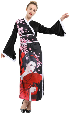 japansk kimono kostume til voksne