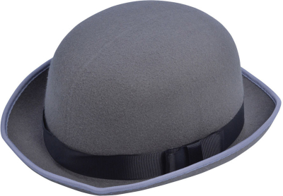 Egon bowlerhat, grå