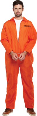 Orange fangedragt