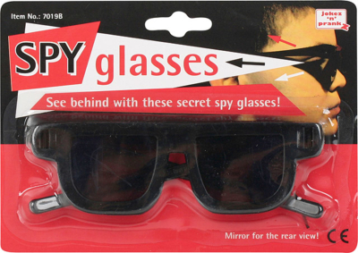 Spionbrille kig-bagud-spejl