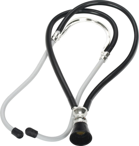 Tæt værst Smuk Stetoskop, sort. Tilbud kr. 19,- hos Kostume-Pusheren.dk
