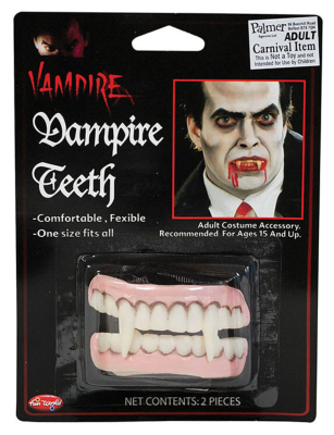 Vampyr gebis med hugtænder