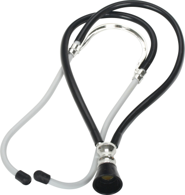 Stetoskop, sort