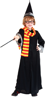 Troldmands-kostume, 130-140 cm
