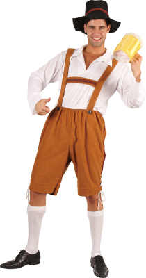 Oktoberfest mand kostume, one size