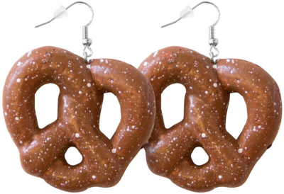 Pretzel øreringe