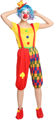 Klovn kostume pige