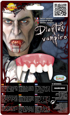 Vampyrtænder til overmund